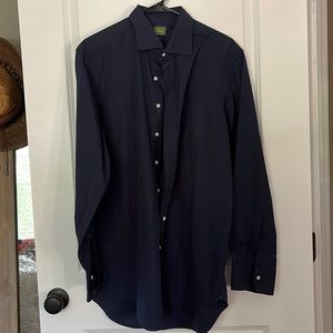 Sid Mashburn Navy Dress Shirt